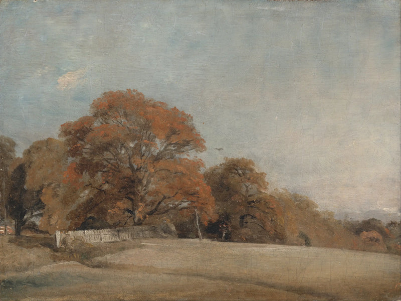 Uma paisagem outonal em East Bergholt - John Constable