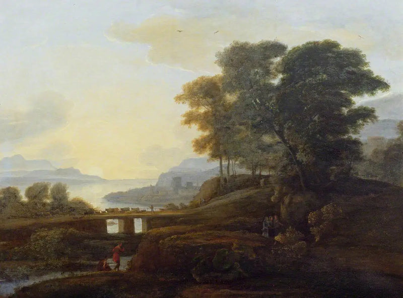Uma paisagem clássica - Claude Lorrain