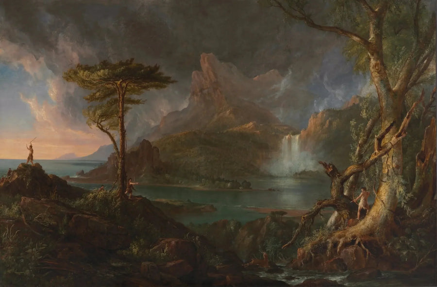 Uma paisagem selvagem - Thomas Cole