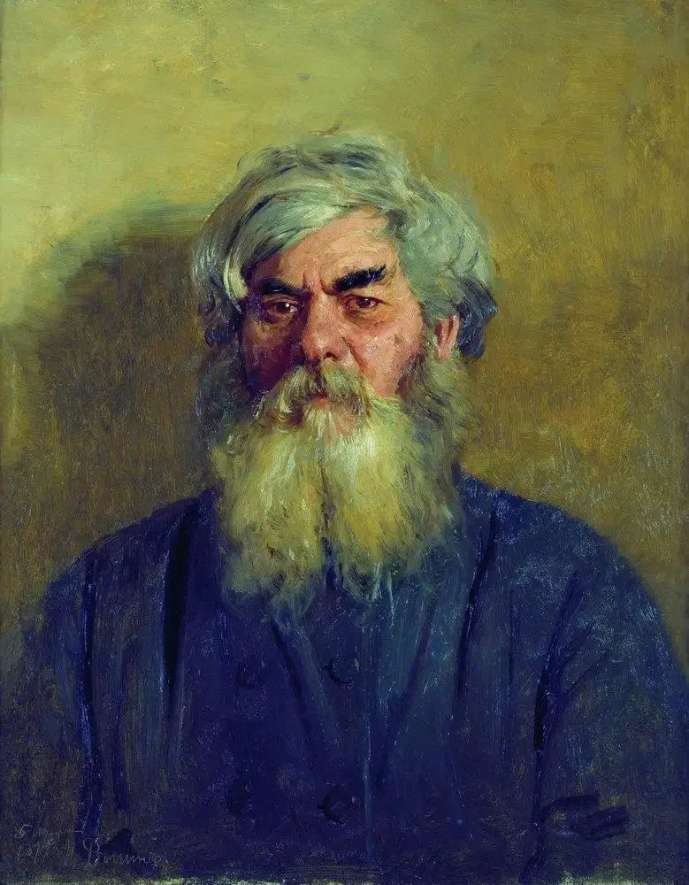 Um camponês com um mau olhar. - Ilya Repin