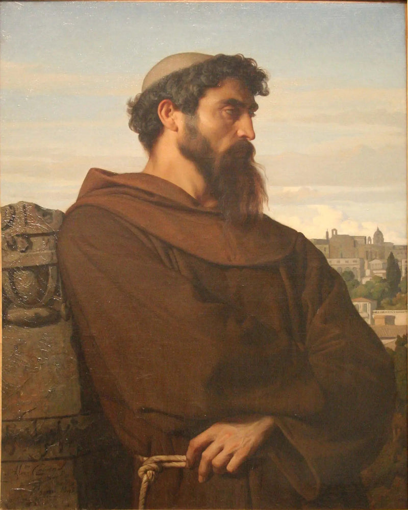 Um pensador, jovem monge romano - Alexandre Cabanel