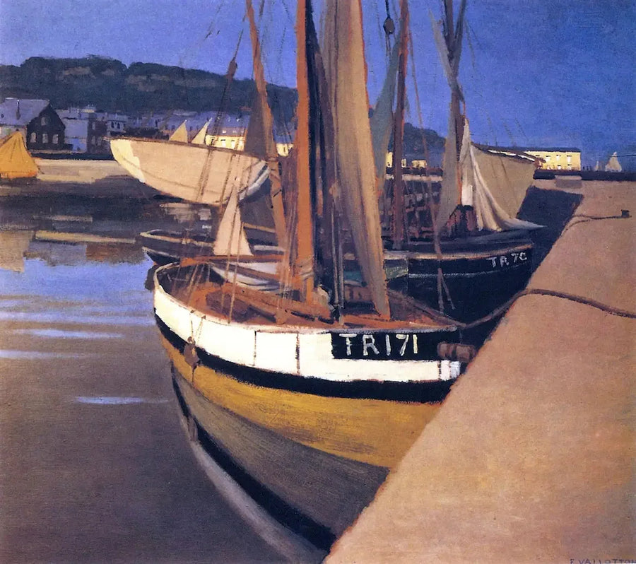 Um porto - Félix Vallotton