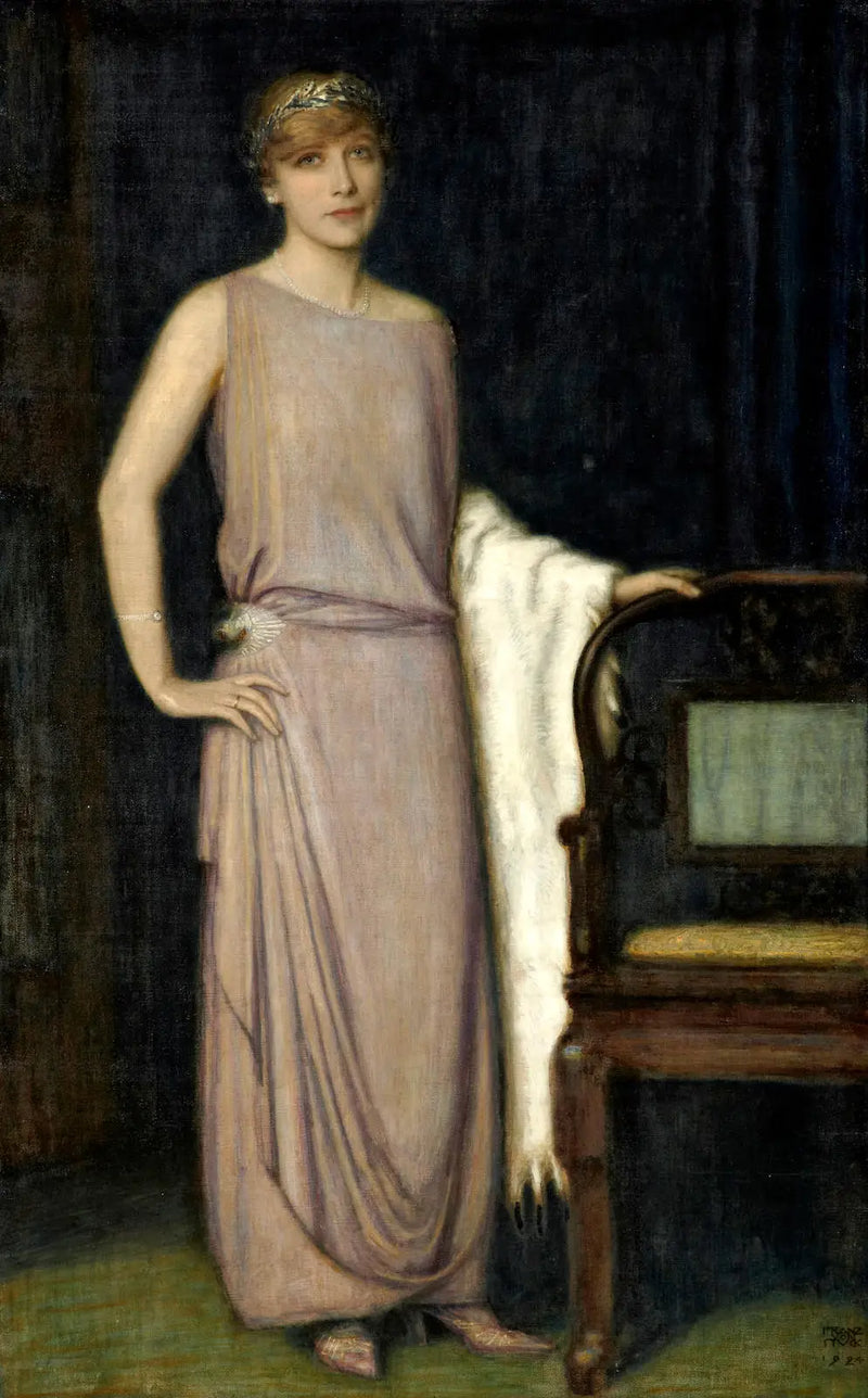 Um Retrato de Marianne Mechler - Franz von Stuck