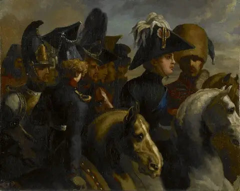 Um príncipe e seu estado-maior - Théodore Géricault