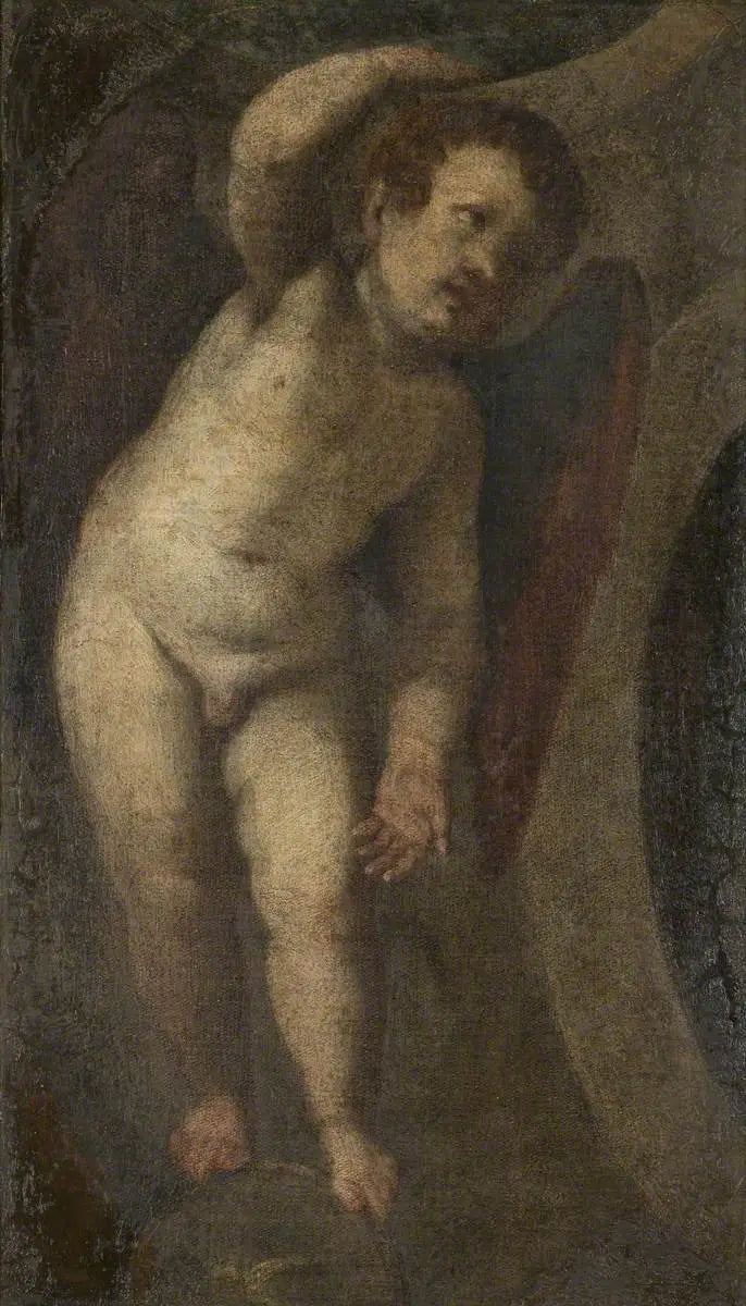 Um putto de pé - Paul Véronèse