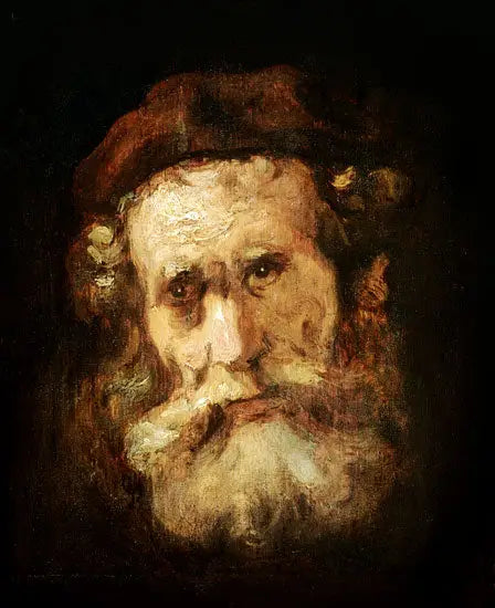 Um rabino - Rembrandt