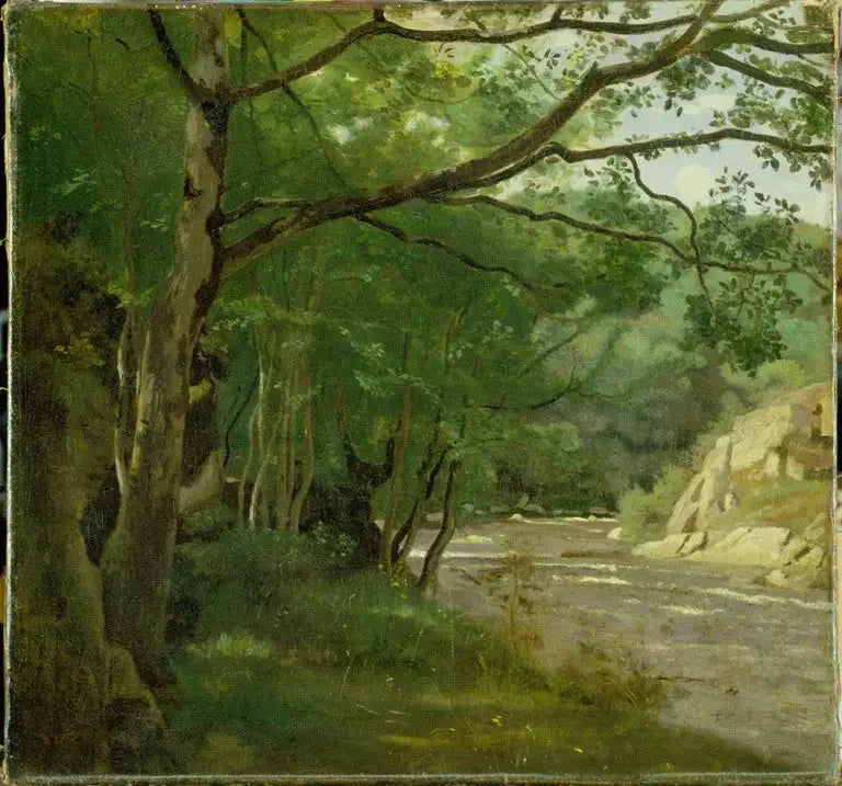 Um desfiladeiro do Morvan. Região de Lormes - Jean-Baptiste Camille Corot