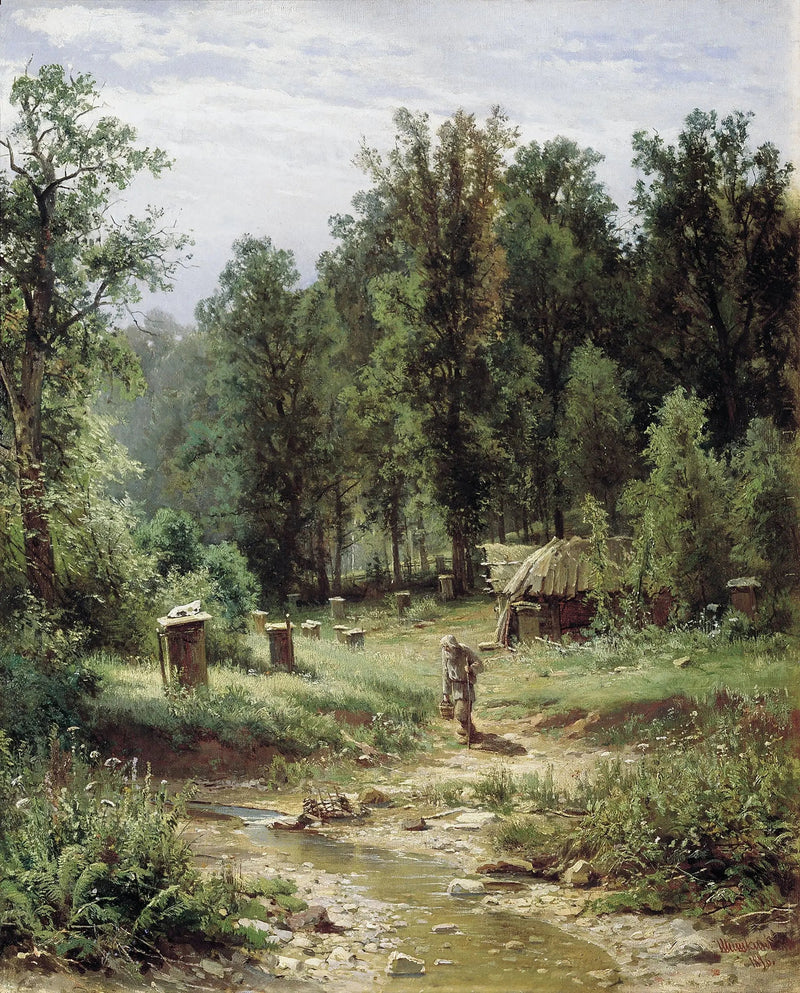 Uma colmeia na floresta - Ivan Chichkine