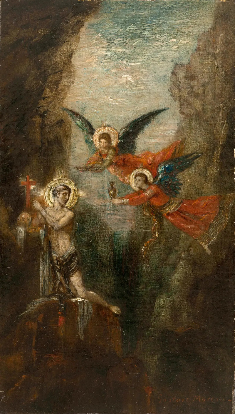 Um Santo no Deserto - Gustave Moreau