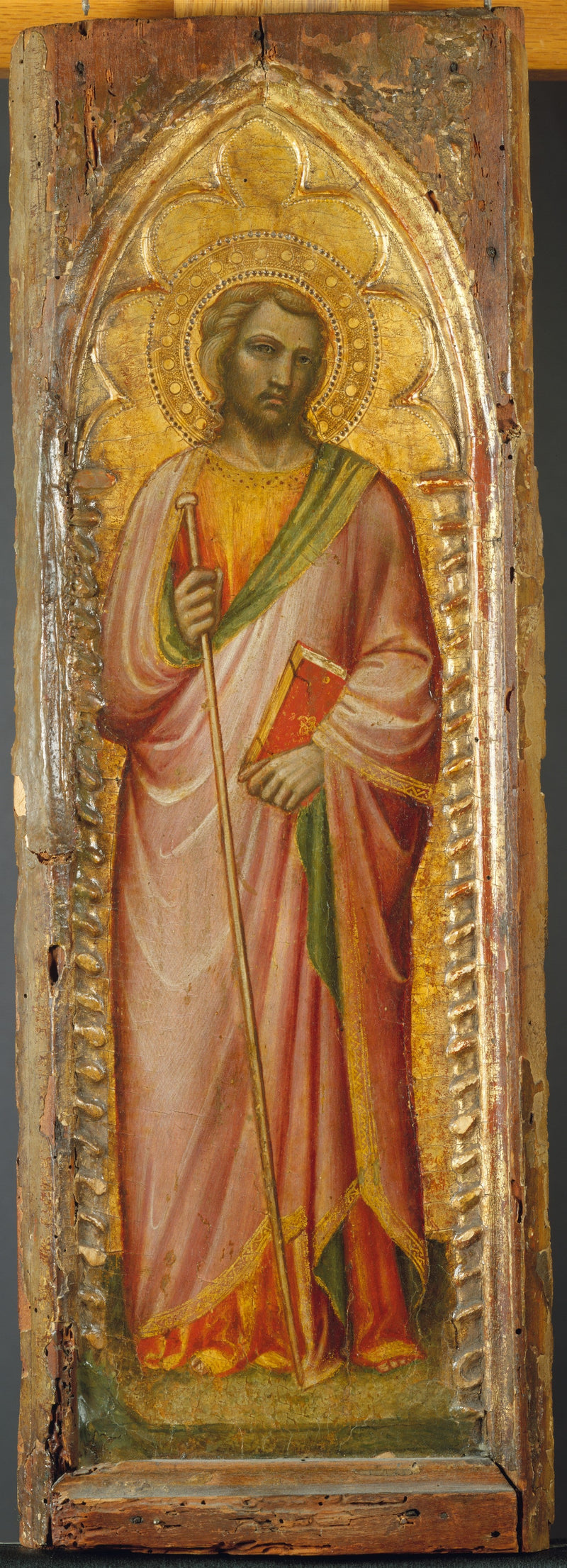 Um santo, talvez São Tiago Maior. - Spinello Aretino