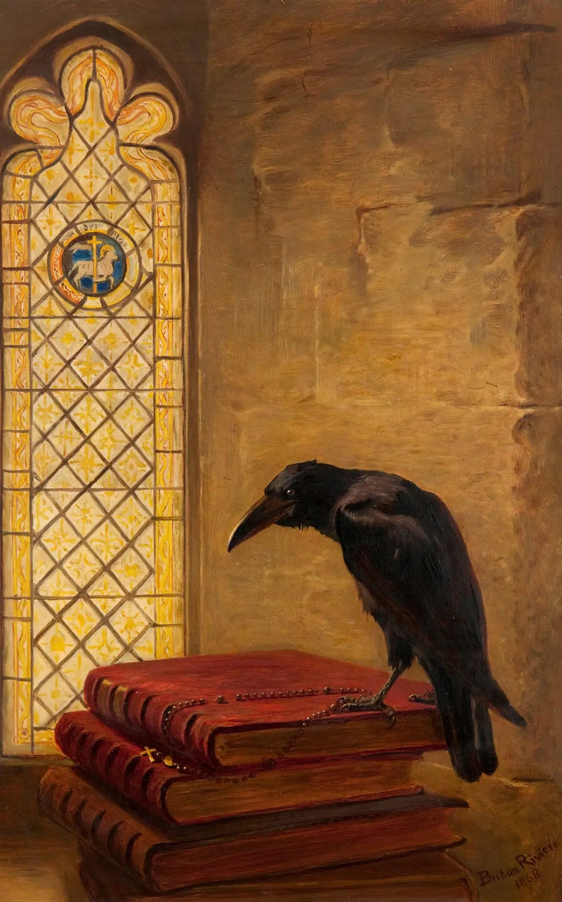Um santo, tirado de « Choucas de Reims » - Briton Rivière