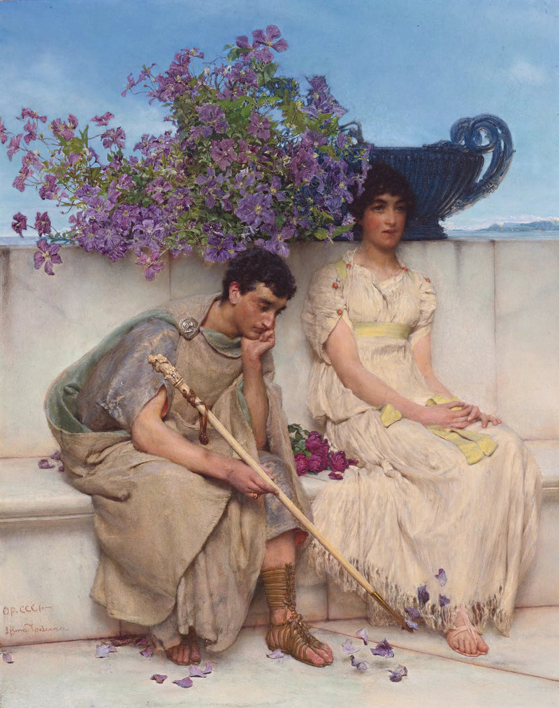 Um silêncio eloquente - Lawrence Alma-Tadema
