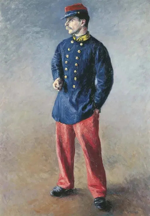 Um soldado - Gustave Caillebotte