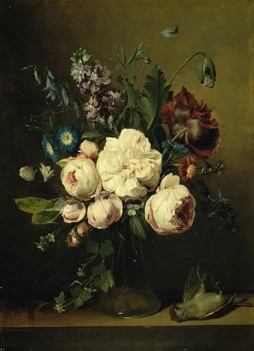 Um vaso de flores - Louis-Leópold Boilly