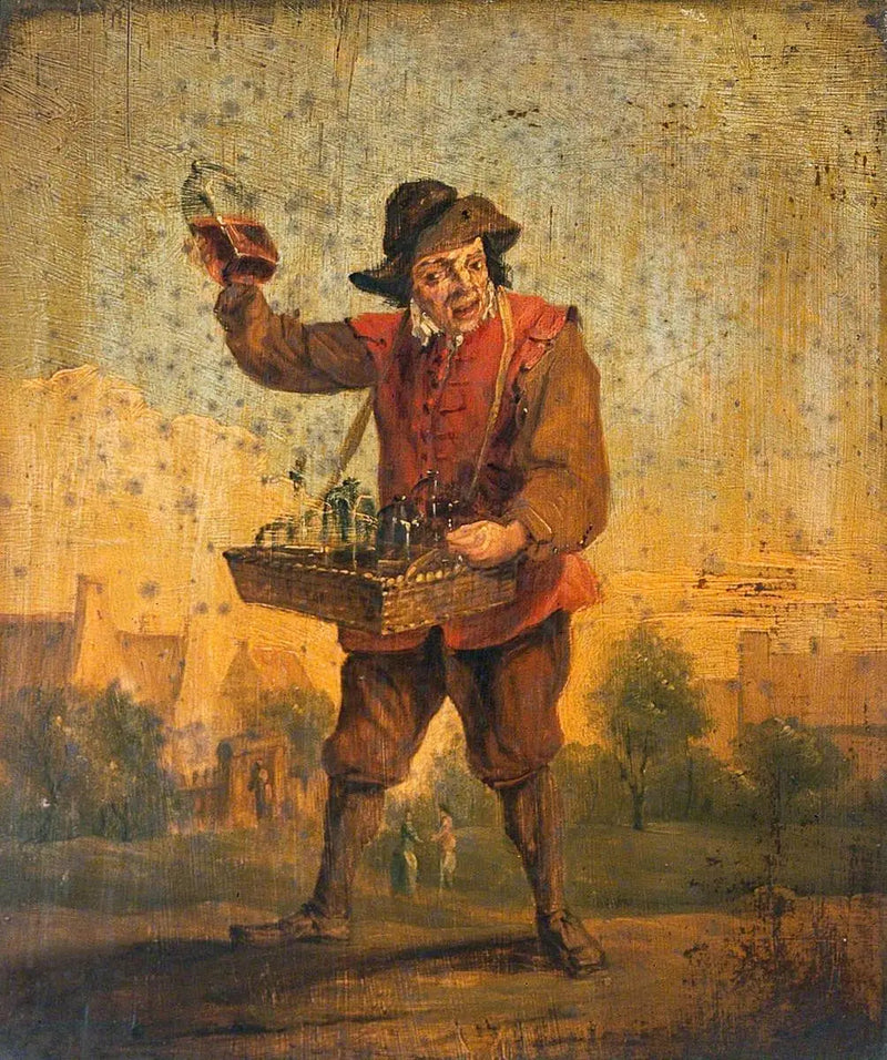 Um vendedor de medicamentos - David Teniers, o Jovem