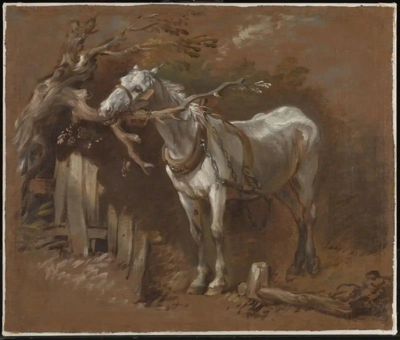 Um cavalo antigo - Thomas Gainsborough