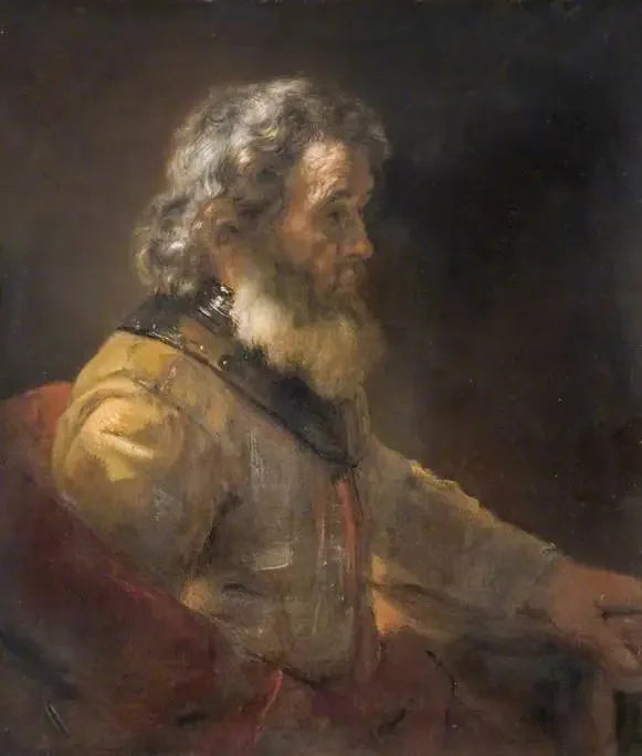 Um velho guerreiro - Rembrandt