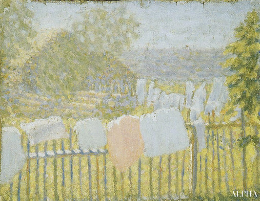 Underwear on the fence - Kazimir Malevich - Reproductions de tableaux et peintures haut de gamme