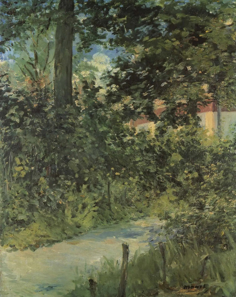 Um caminho do jardim de Rueil - Édouard Manet
