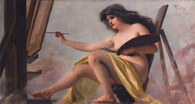 Uma alegoria da arte - Luis Ricardo Falero