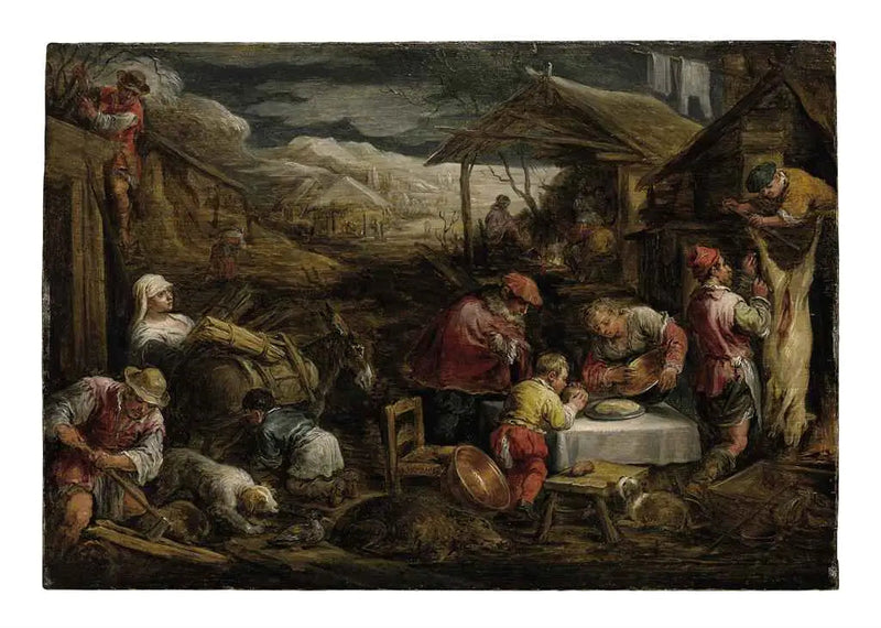 Uma alegoria do inverno - David Teniers, o Jovem