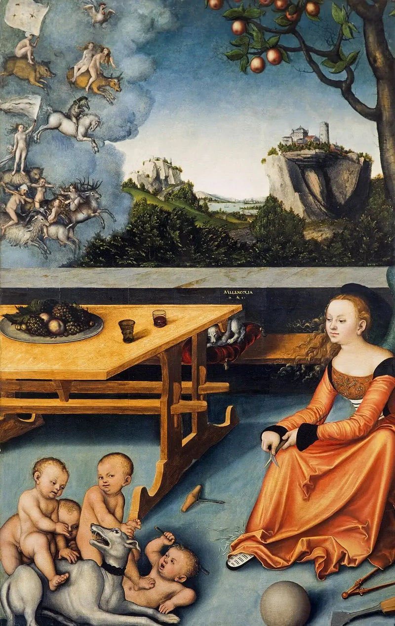 Uma alegoria da melancolia - Lucas Cranach, o Velho