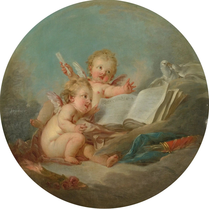 Uma alegoria da música - François Boucher