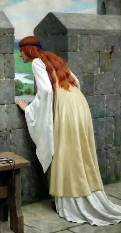 Uma Chegada - Edmund Blair Leighton