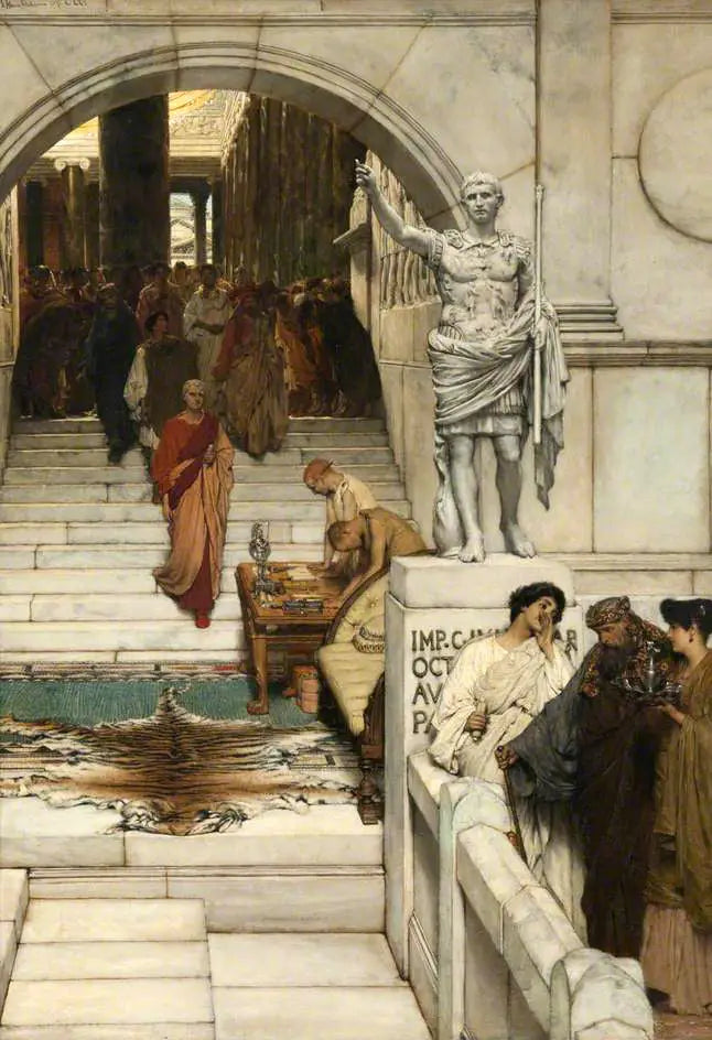 Uma audiência com Agripa - Lawrence Alma-Tadema