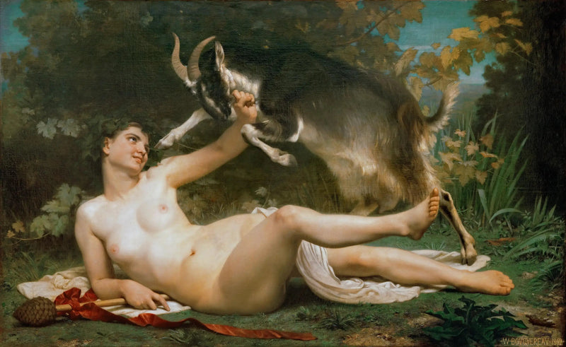 Uma bacante - Bouguereau