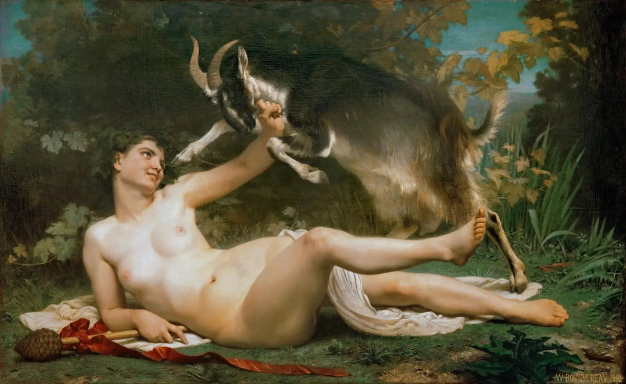 Uma bacante - Bouguereau