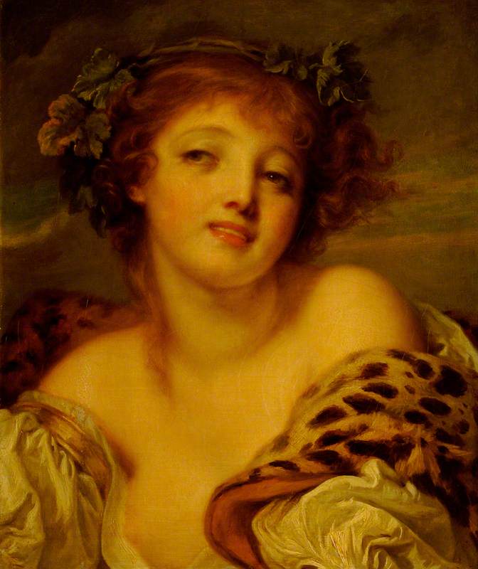 Uma bacchant - Jean-Baptiste Greuze