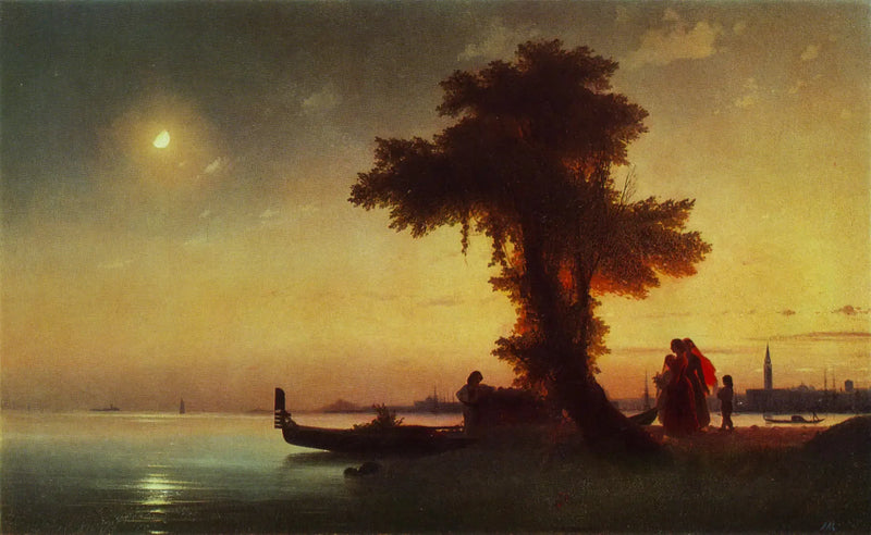 Uma baía perto de Veneza - Ivan Aïvazovski