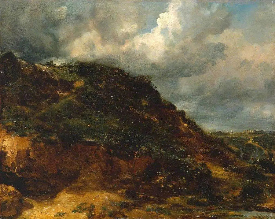 Um banco em Hampstead Heath - John Constable