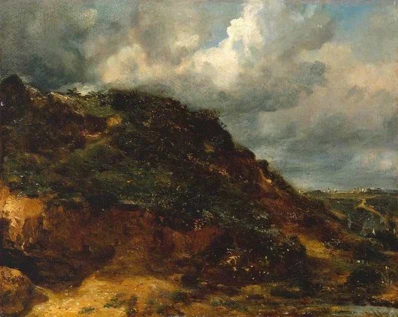 Um banco em Hampstead Heath - John Constable