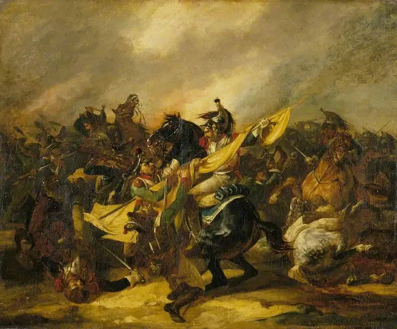 Uma carga de cuirassiers - Théodore Géricault