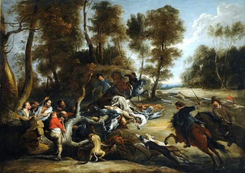 Uma caçada ao javali - Peter Paul Rubens