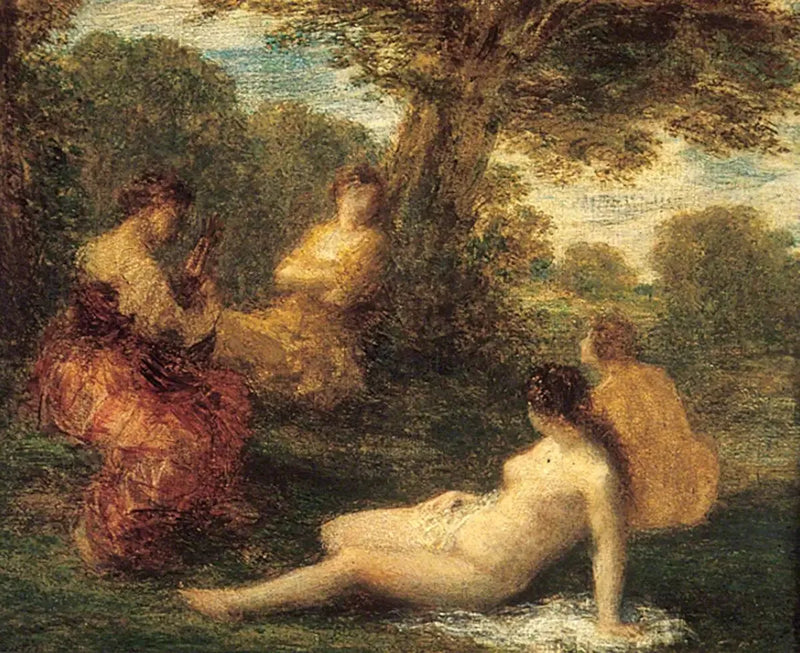 Uma conservação descontraída (A conversa) - Henri Fantin-Latour
