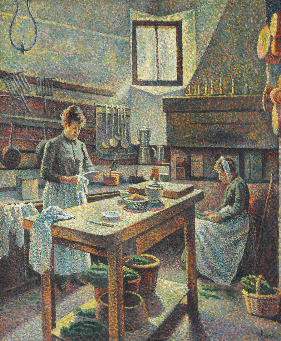 Uma Cozinha - Maximilien Luce