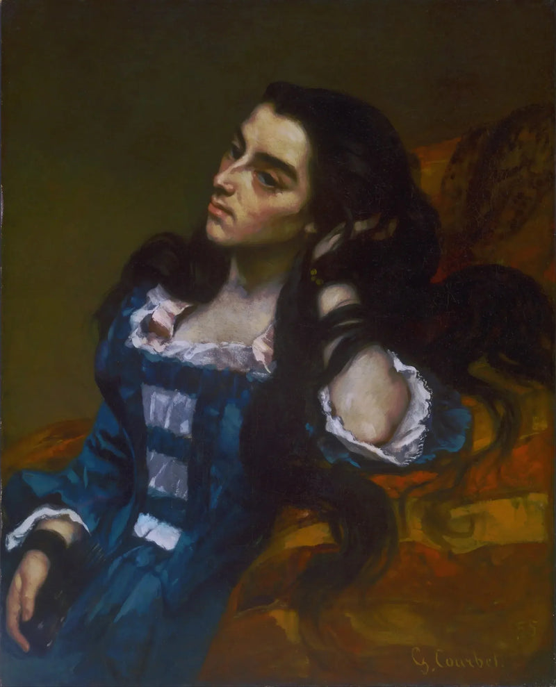 Uma dama espanhola - Gustave Courbet