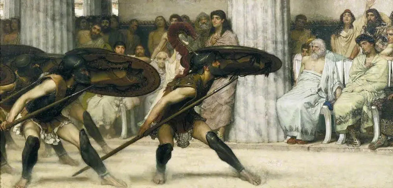 Uma dança à la Pyrrhus - Lawrence Alma-Tadema