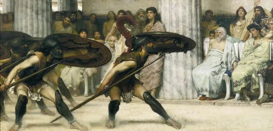 Uma dança à la Pyrrhus - Lawrence Alma-Tadema