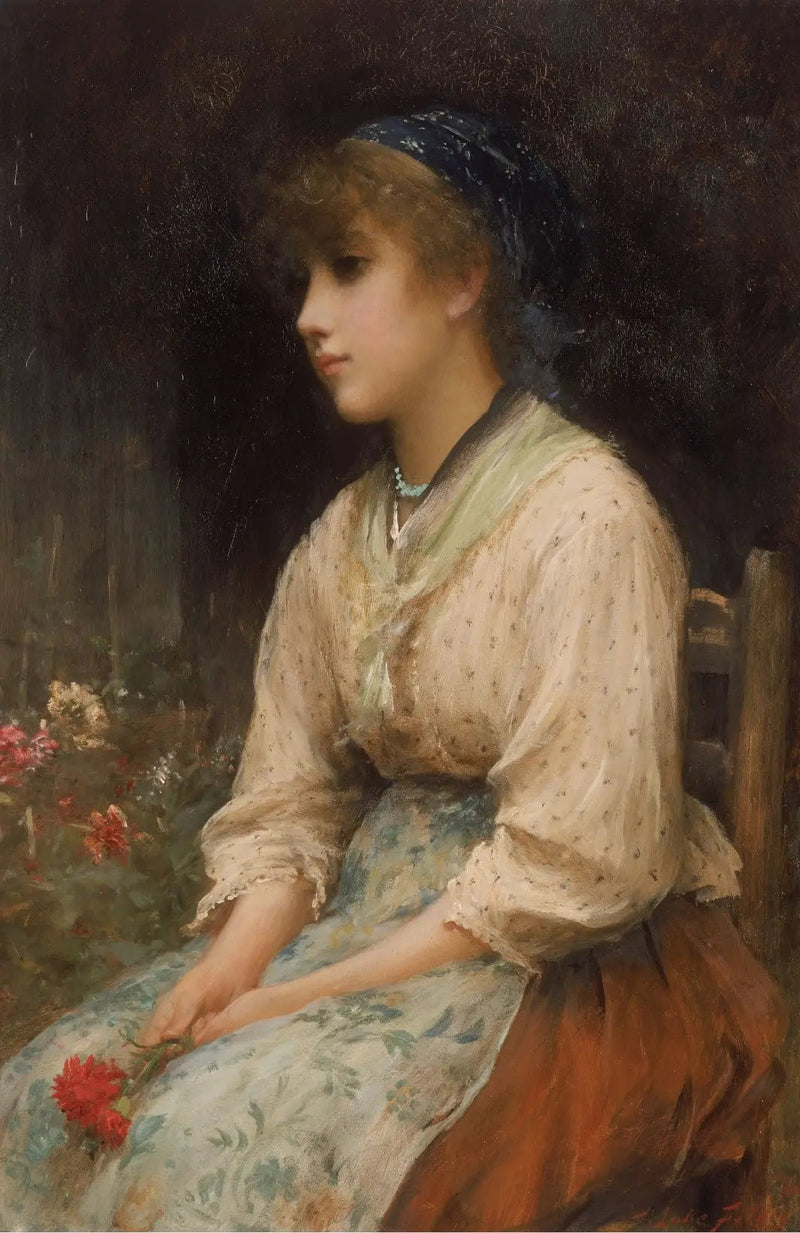 Uma dama de honra veneziana - Luke Fildes