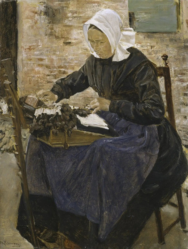 Uma rendedeira holandesa - Max Liebermann