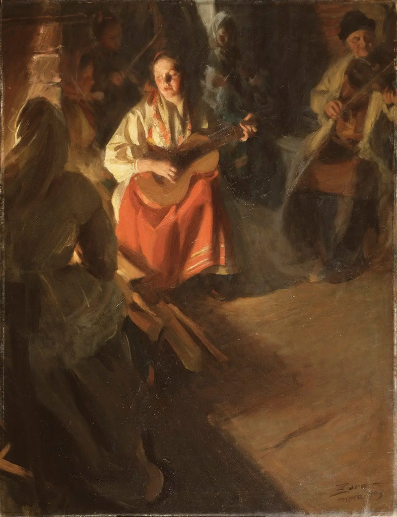 Uma família de músicos - Anders Zorn