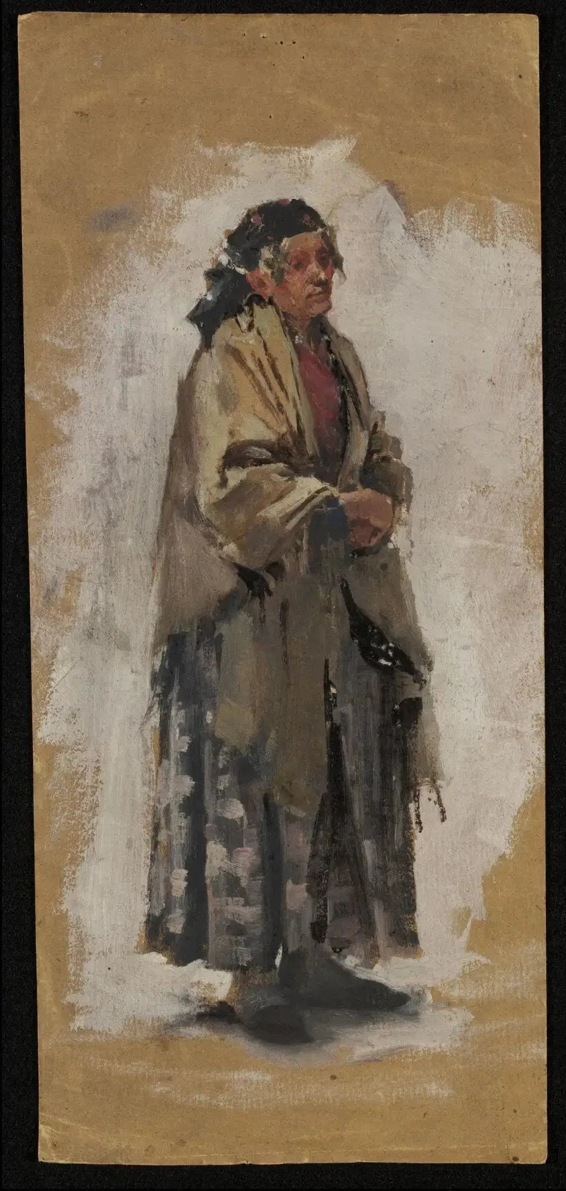 Uma mulher idosa - Luke Fildes