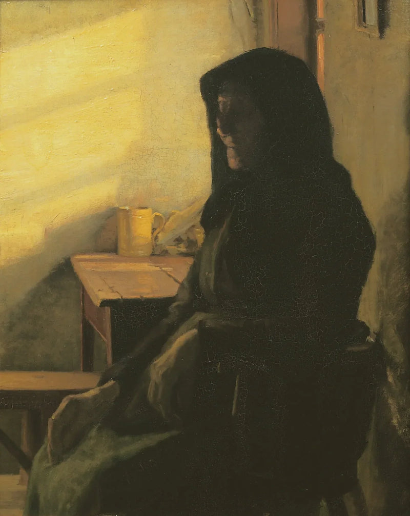 Uma mulher cega em seu quarto - Anna Ancher