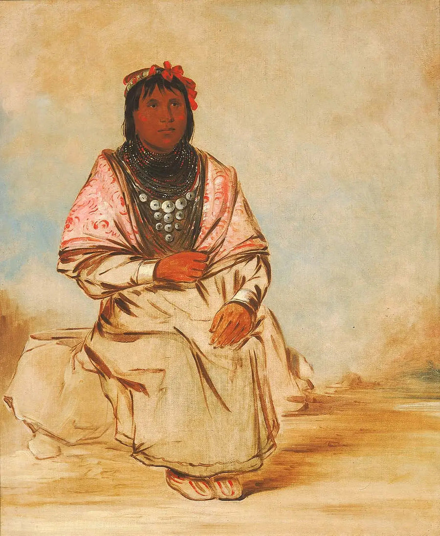 Uma mulher seminole - George Catlin