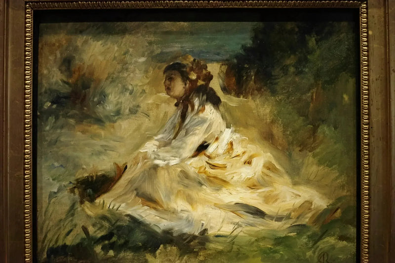 Uma mulher na grama (Lise Tréhot) - Pierre-Auguste Renoir