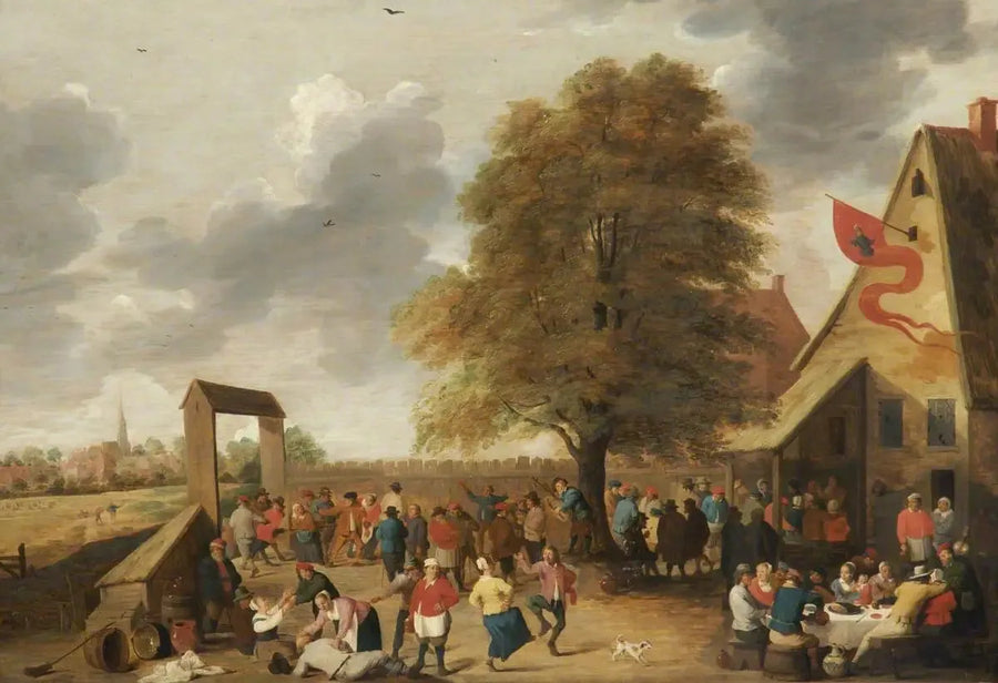 Uma festa de aldeia - David Teniers, o Jovem